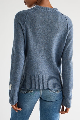 Pull en cachemire - Bleu marine