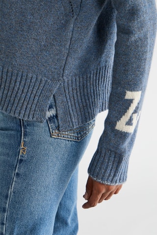 Pull en cachemire - Bleu marine