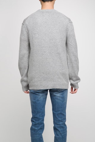 Pull en cachemire - Gris chiné