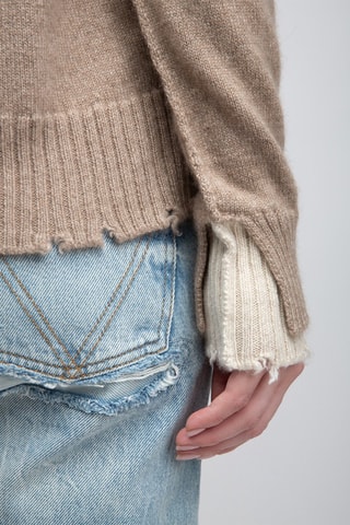 Pull en cachemire - Beige