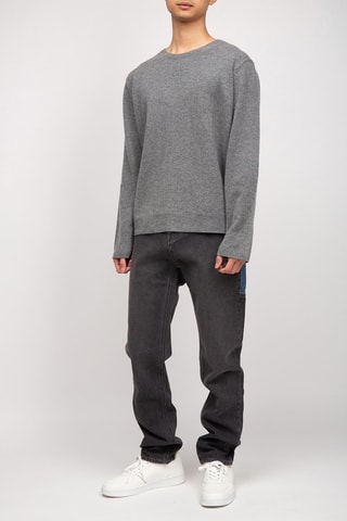 Pull en laine et cachemire - Gris