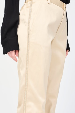 Pantalon en laine et cachemire - Beige