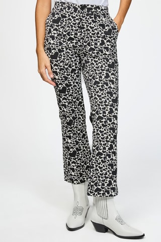 Pantalon 7/8 - Blanc et noir