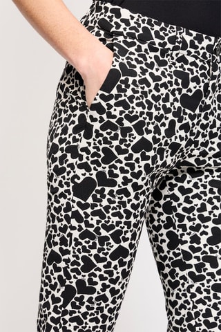 Pantalon 7/8 - Blanc et noir