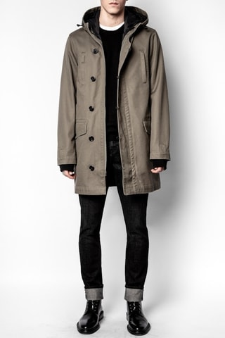 Parka à capuche - Kaki