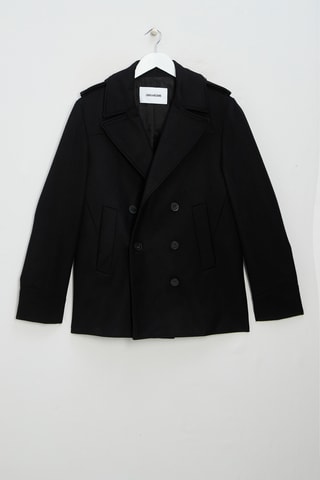Manteau en laine - Noir