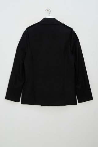 Manteau en laine - Noir