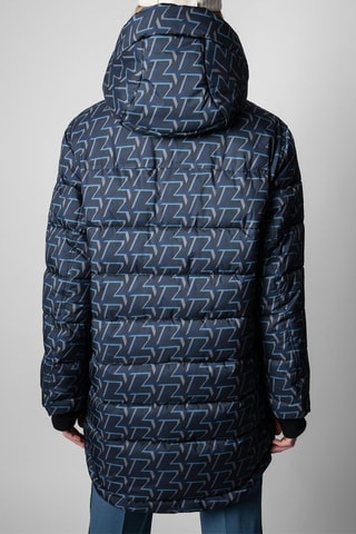 Parka à capuche - Bleu
