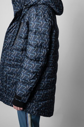 Parka à capuche - Bleu