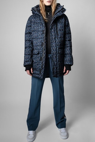 Parka à capuche - Bleu