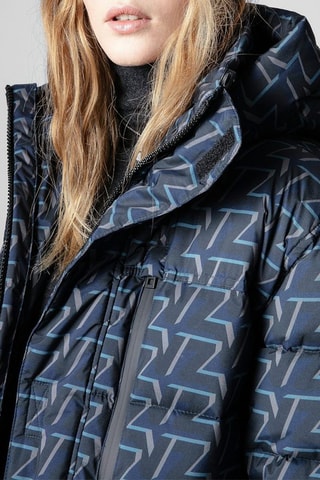 Parka à capuche - Bleu