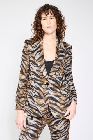 Blazer - Marron clair et noir