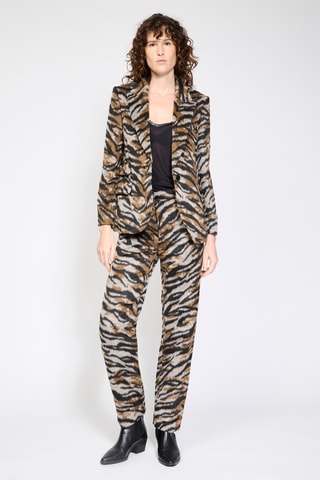 Blazer - Marron clair et noir