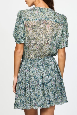 Robe - Vert et bleu
