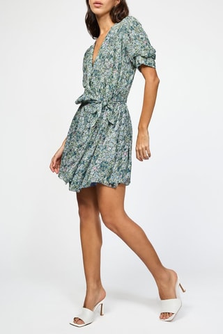 Robe - Vert et bleu
