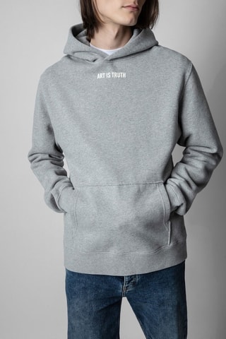 Sweat à capuche - Gris chiné
