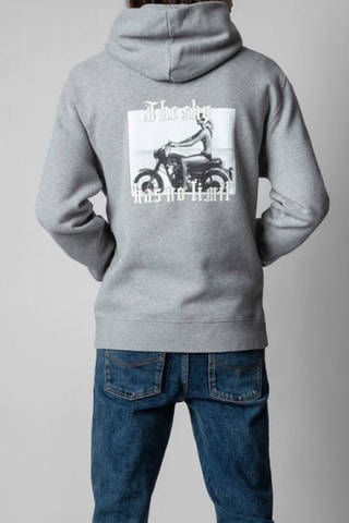 Sweat à capuche - Gris chiné