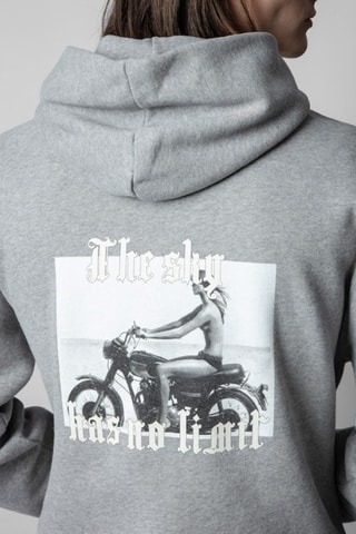 Sweat à capuche - Gris chiné