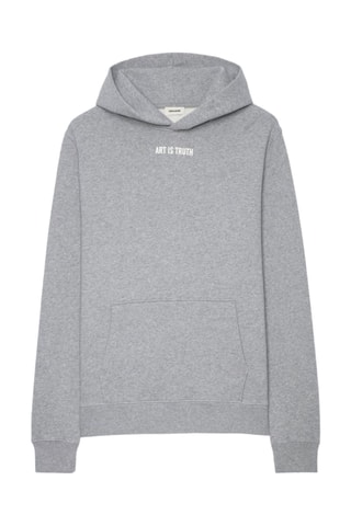 Sweat à capuche - Gris chiné