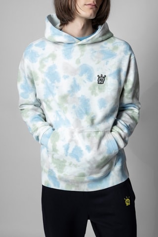 Sweat à capuche - Bleu