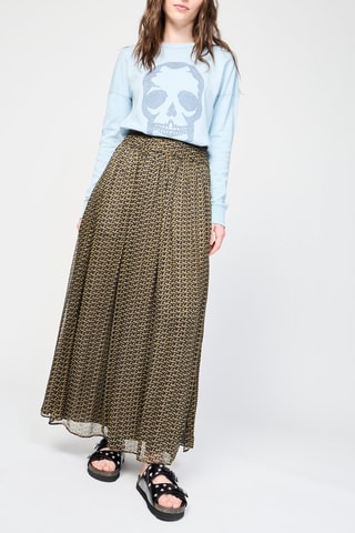 Jupe longue taille haute - Noir