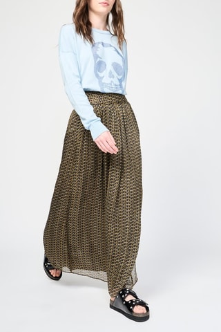 Jupe longue taille haute - Noir