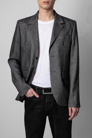 Blazer en laine - Anthracite