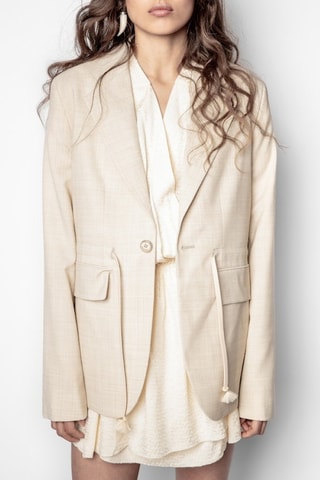 Blazer en laine - Beige