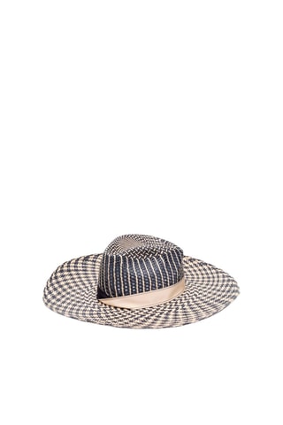 Chapeau  - Naturel et noir 