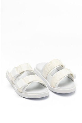 Mules en cuir - Blanc