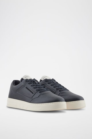 Baskets en cuir - Bleu nuit