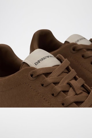 Baskets en cuir - Marron