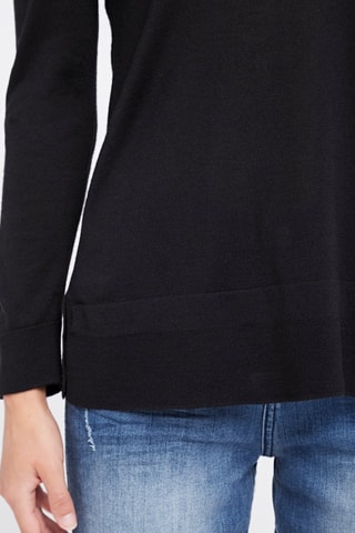 Pull en laine vierge Emporio Armani - Noir