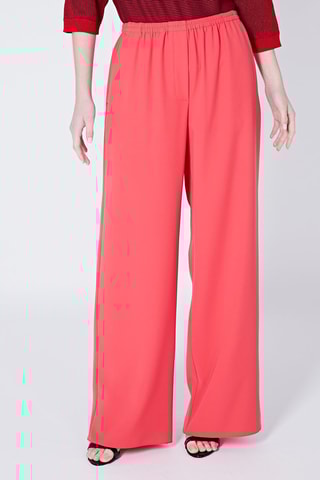Pantalon wide legs Emporio Armani - Corail