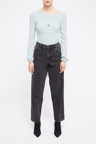 Jean droit Emporio Armani Gris foncé
