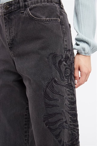 Jean droit Emporio Armani Gris foncé