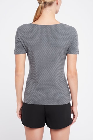 T-shirt en cachemire Emporio Armani - Gris foncé