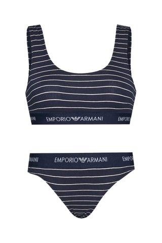 Brassière et culotte - Bleu marine - Emporio Armani