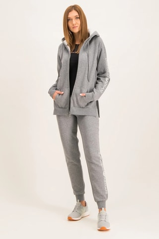 Sweat à capuche - Gris clair chiné - Emporio Armani