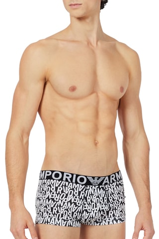 Boxer - Noir et blanc - Emporio Armani