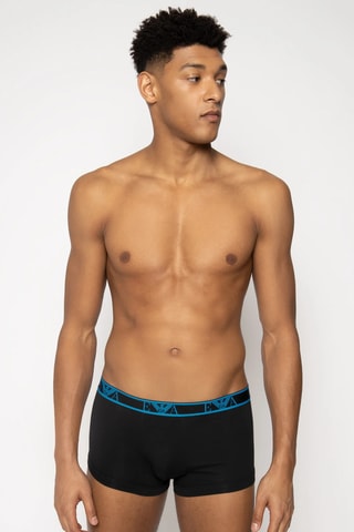 3 boxers - Noir et bleu - Emporio Armani