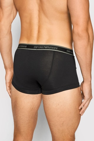 3 boxers - Noir et kaki - Emporio Armani