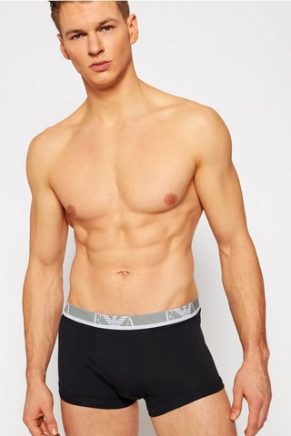 3 boxers - Noir et gris - Emporio Armani