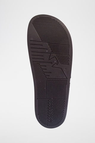 Mules - Noir et gris - Emporio Armani