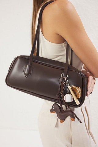 Sac porté épaule - Marron foncé