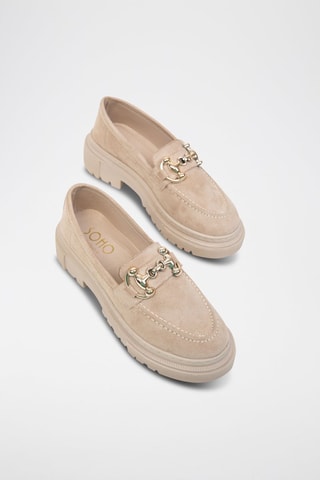 Mocassins plateformes - Beige