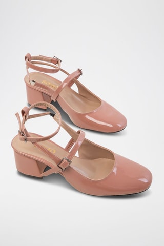 Escarpins vernis - Saumon