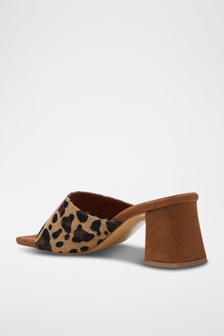 Mules à talons - Marron