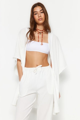 Kimono et pantalon - Ecru