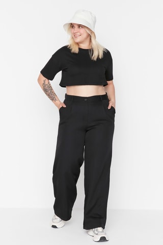 Pantalon wide legs - Noir
